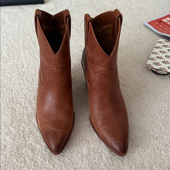 Frye Faye Chevron short booties - Picture 9 of 10